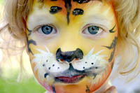 Maquillage tigre - animation évÉnementielle