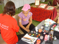 Animation maquillage - stand pour enfants 